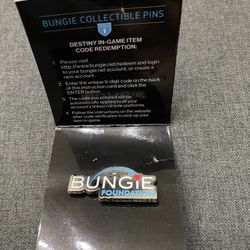 Destiny Collectible Bungie Foundation Pin