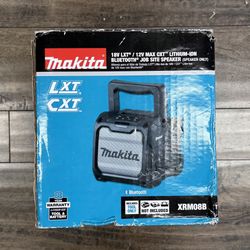 Makita XRM08B 18V LXT/ 12V Max CXT Li-Ion Bluetooth Jobsite Speaker 