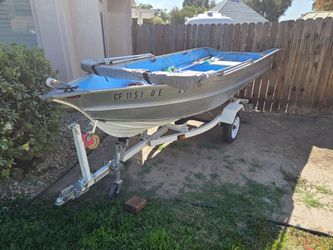 Fishing Boat 14' with Custom Steering. Works great!