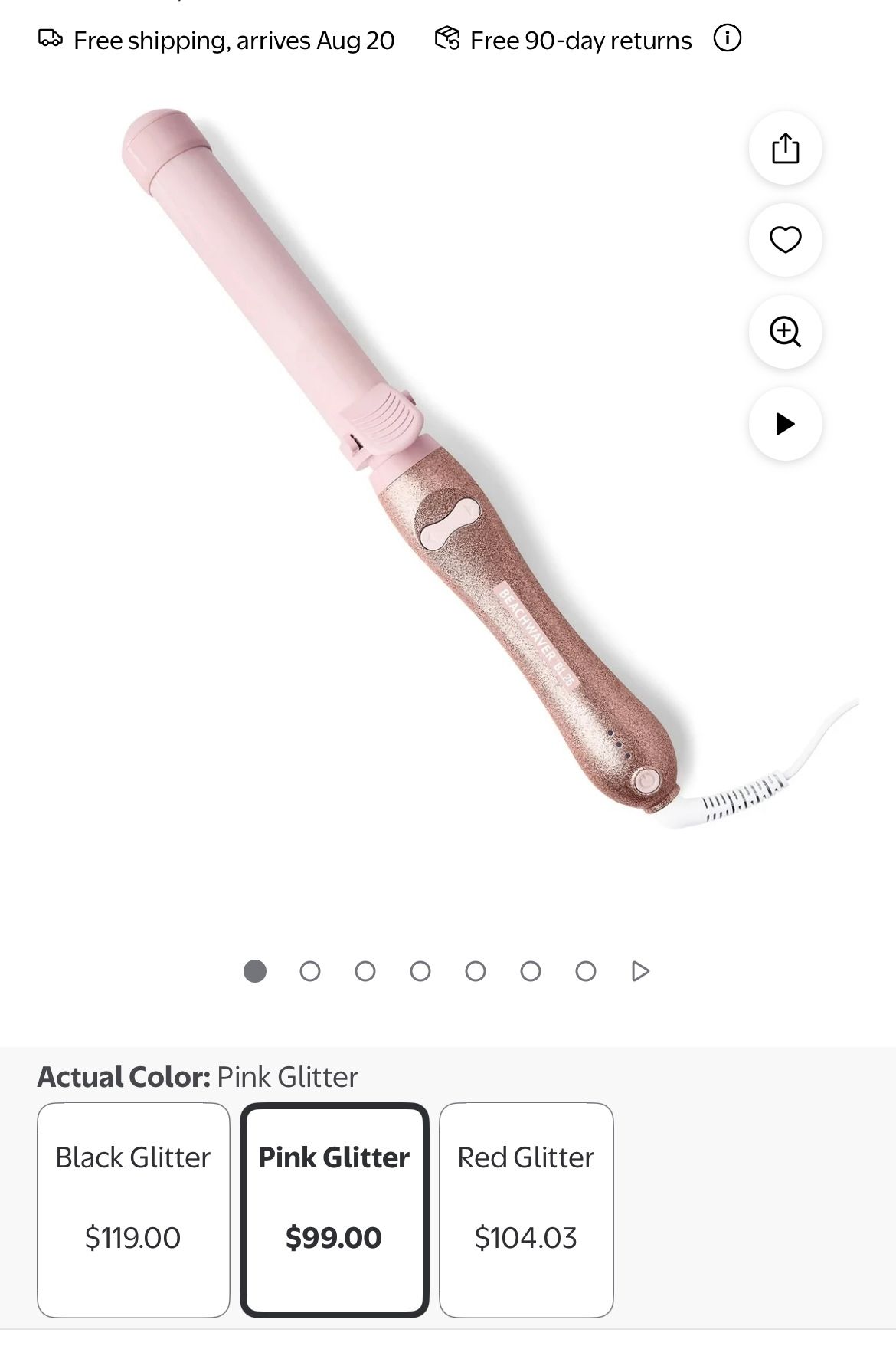 Beachwaver curling iron 