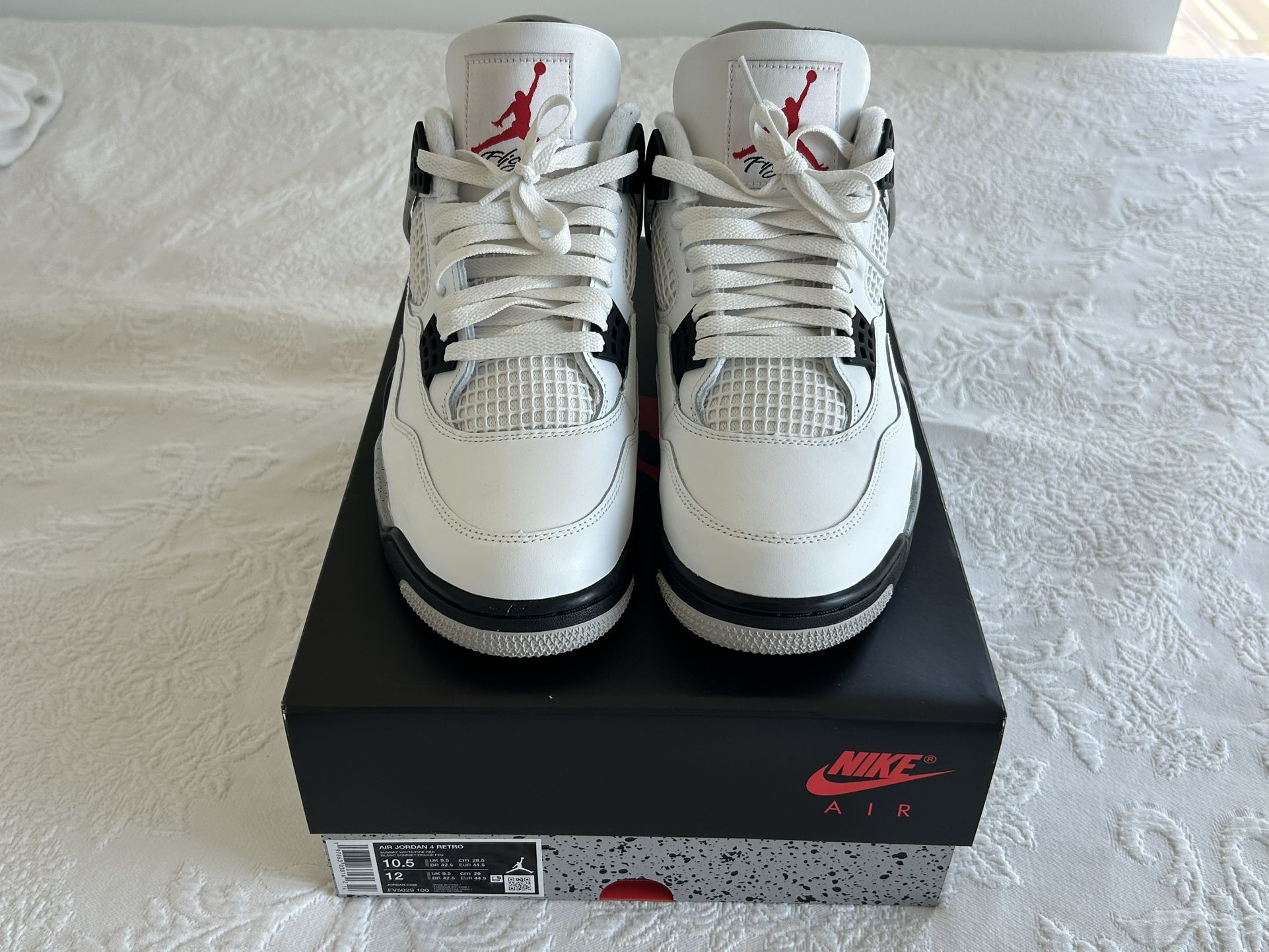 Jordan 4’s White Cement Reimagined