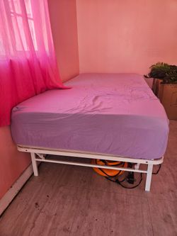 Twin bed with foam