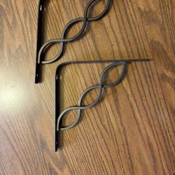 Bronze Shelve Bracket Pair 