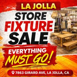 Retail Store Fixtures, Shelving, Racks & Displays – Store Fixture Sale (La Jolla, CA)