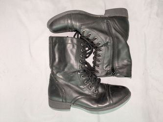 Combat Black Boots