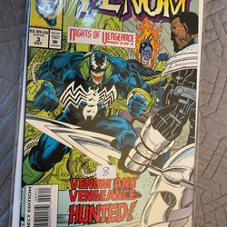 Venom Nights Of Vengeance #3 Hunted! Marvel 1994 Comic