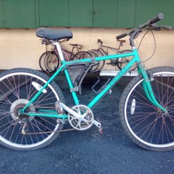 FIXER-UPPER classic vintage mountain bike and beach cruiser bicycle