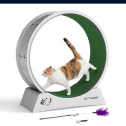 Cat Treadmill Exercise Wheel Lockable, Large