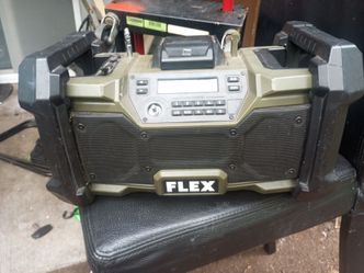 Flex shop radio / BT speaker battery or extension cord powered