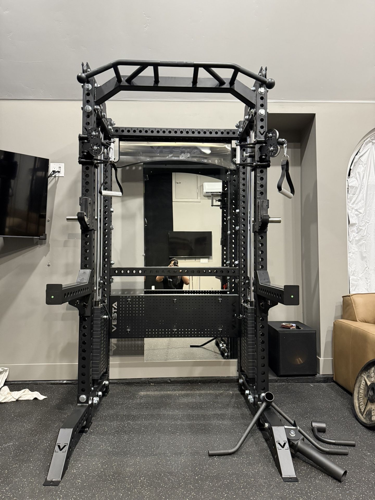 Vesta Fitness PRO SERIES 2-1 Ultimate Half Rack Functional Trainer/Gym Equipment/ Home Gym/ Fitness/ FREE DELIVERY 🚚