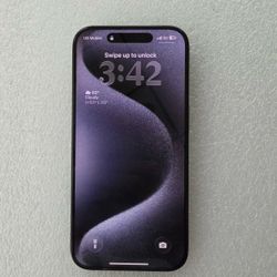Iphone 15 pro black titanium