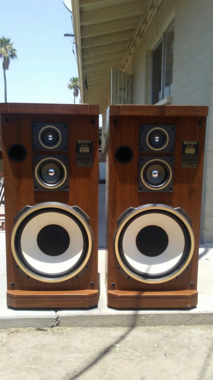 FISHER SPEAKERS 15"150 WATTS IN GOOD WORKING CONDITION. Model STV - 732 $60.00 pair