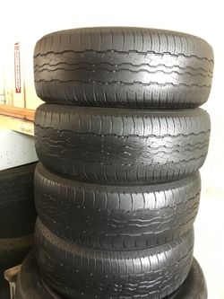 18” 4 used tires 235/55R18 Bridgestone