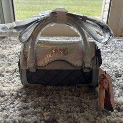 Paris Hilton Women’s Mason Mini Tote with Crossbody strap Denim