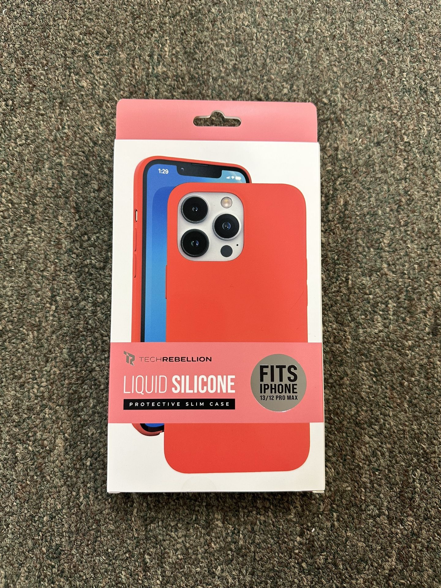 iPhone 12 Pro Max, 13 Pro Max, 13 Pro, 13 Red Silicone Case