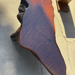 Redwood Burl Coffee Table