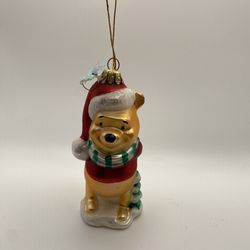 Winnie The Pooh Glass Ornament