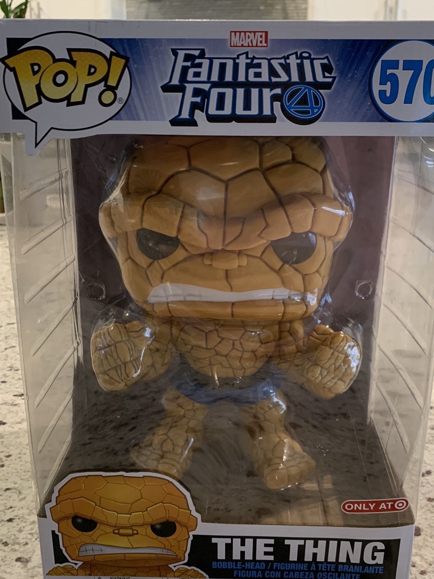 New Funko POP! Marvel: Fantastic Four - 10" The Thing Target Exclusive