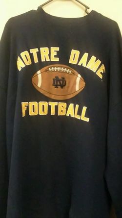Mens 2xl adidas notre dame sweatshirt