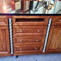 Decca Gold-Line Granite Cabinet / Kitchen Island – 79”