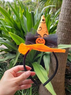 Halloween headbands witch and bunny