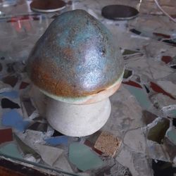 Vintage Handmade Pottery Mushroom