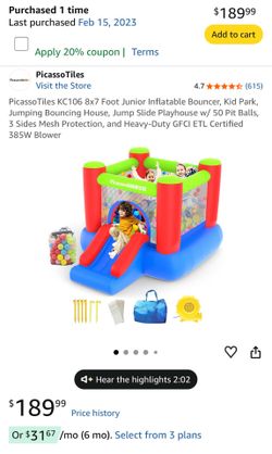 8 x 7 Bounce House Kids