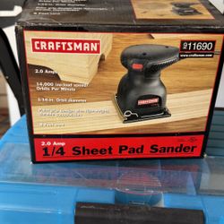 Craftsman  2.0 Amp 1/4 Sheet Pad Sander
