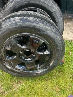 Rims and tires for truck