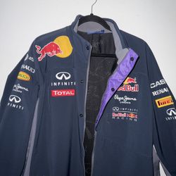   Red Bull Racing Formula 1 Pepe Jeans Infiniti London Biker F1 Racing Motorcycle Zip Up Jacket