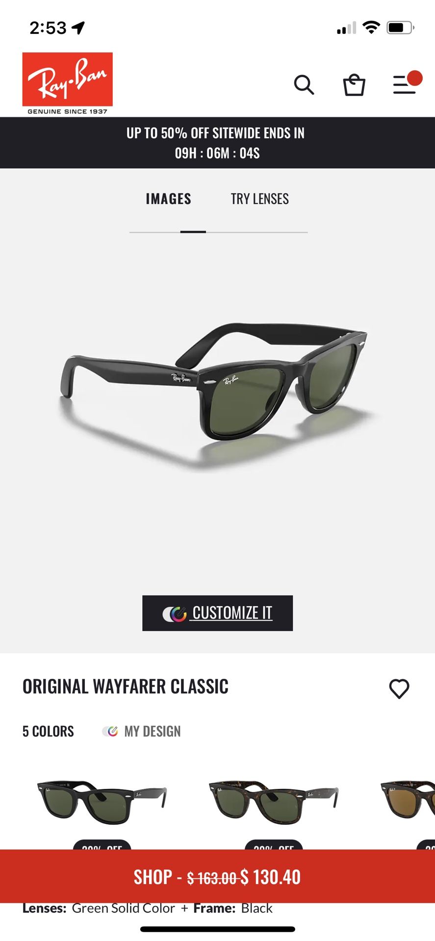 Ray ban Sunglasses 