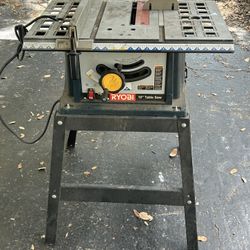 Ryobi 10” Table Saw w/ Stand Model BTS10