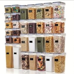 NEW 24pcs Premium Airtight Food Storage Containers Set - Containers for Kitchen Organization