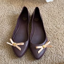 Vinyl Plum Shoes