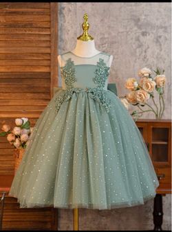 Vestido verde olivo