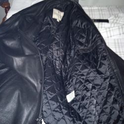 Men's Leather Jacket XL 