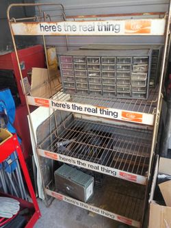 Vintage coca cola rack