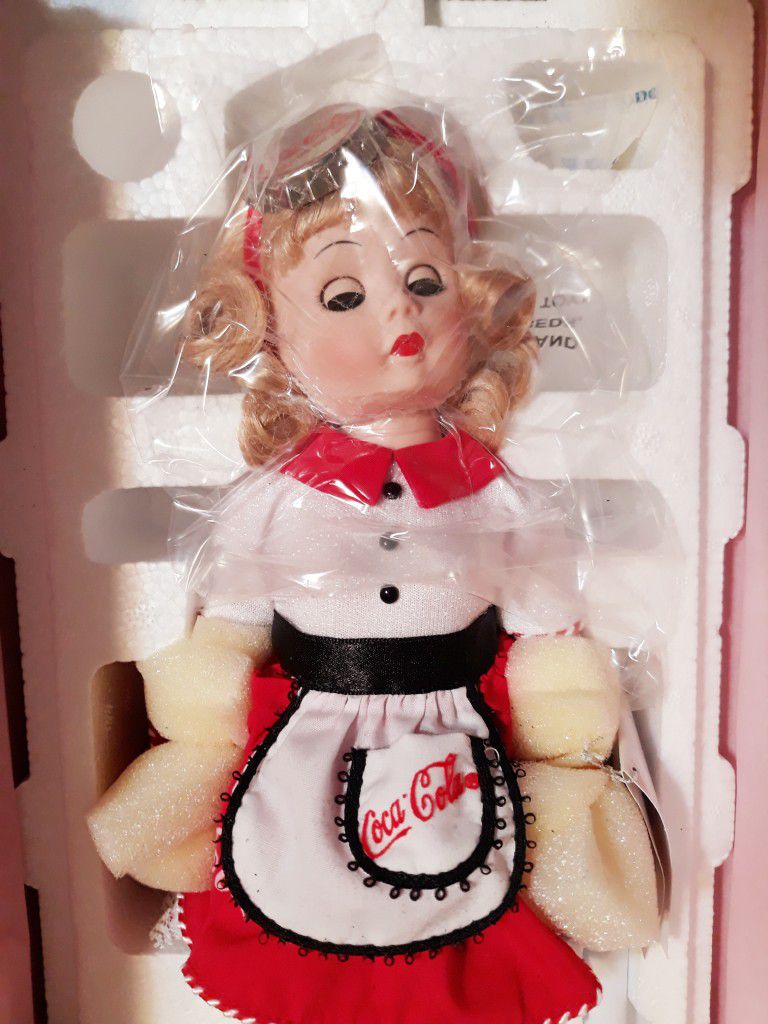 Coca-Cola Carhop Porcelain Doll
