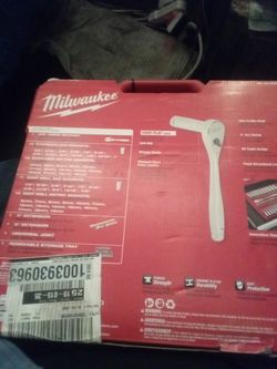 Milwaukee 56 Piece 3/8 Metric Ratchet And Sockets Flat Sides