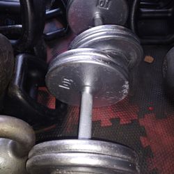 Prostyle Dumbbells 45lb Pair  PRICE FIRM