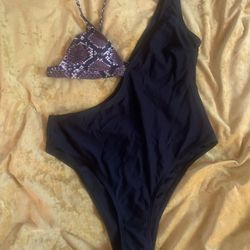 Never Worn Highcut Swim Suite