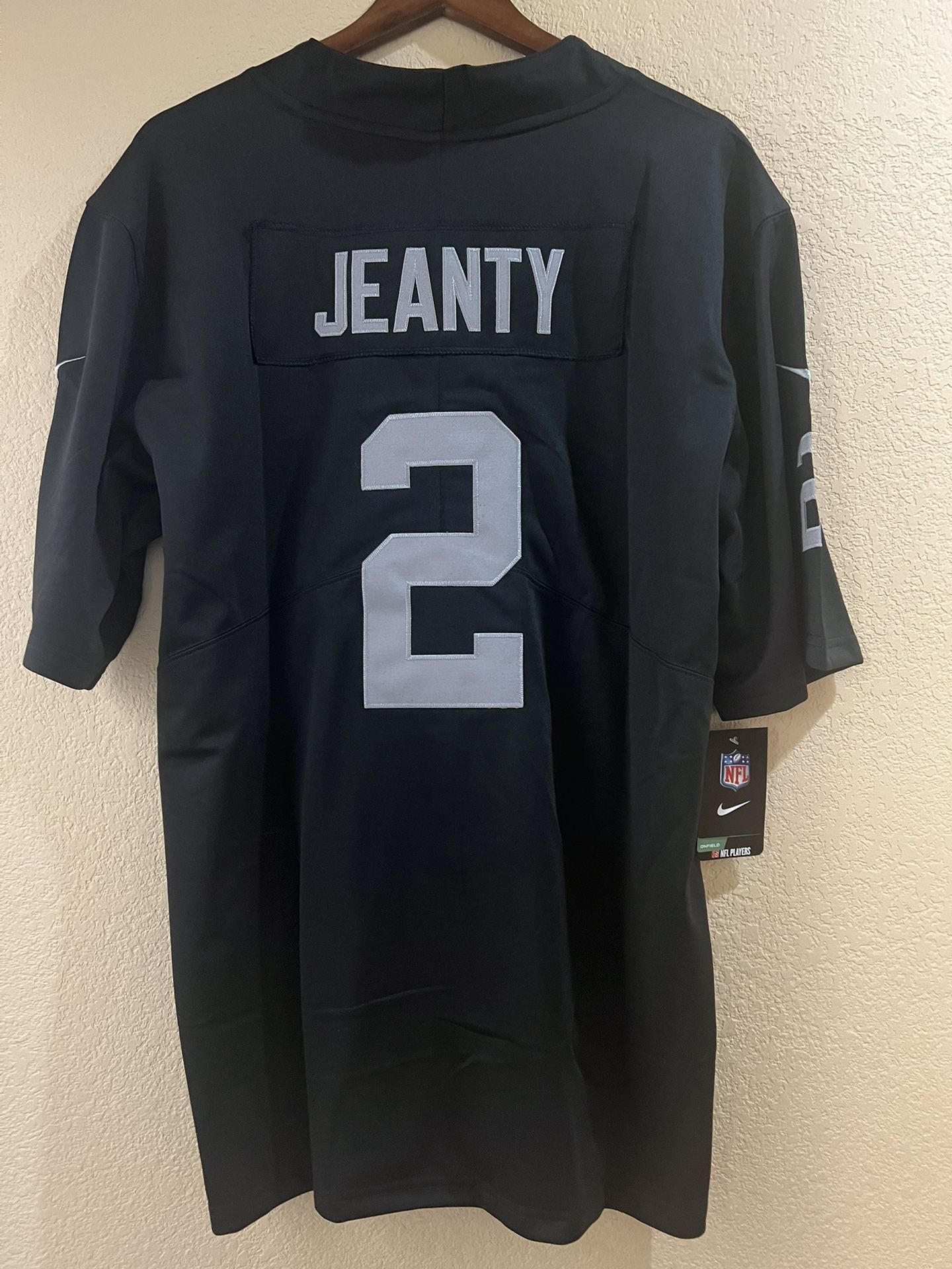 Ashton Jeanty #2 Raiders Black Jersey New Size Large