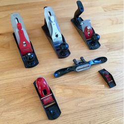 Large Assorted Lot of Vintage and Modern Hand Wood Planes