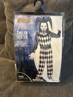 Spirit Smiler Jester Kids Halloween Costume