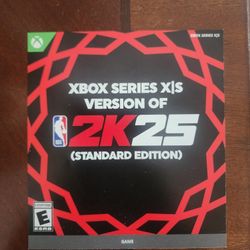 NBA 2K25 FULL GAME DOWNLOAD CODE UNUSED PICKUP ONLY 