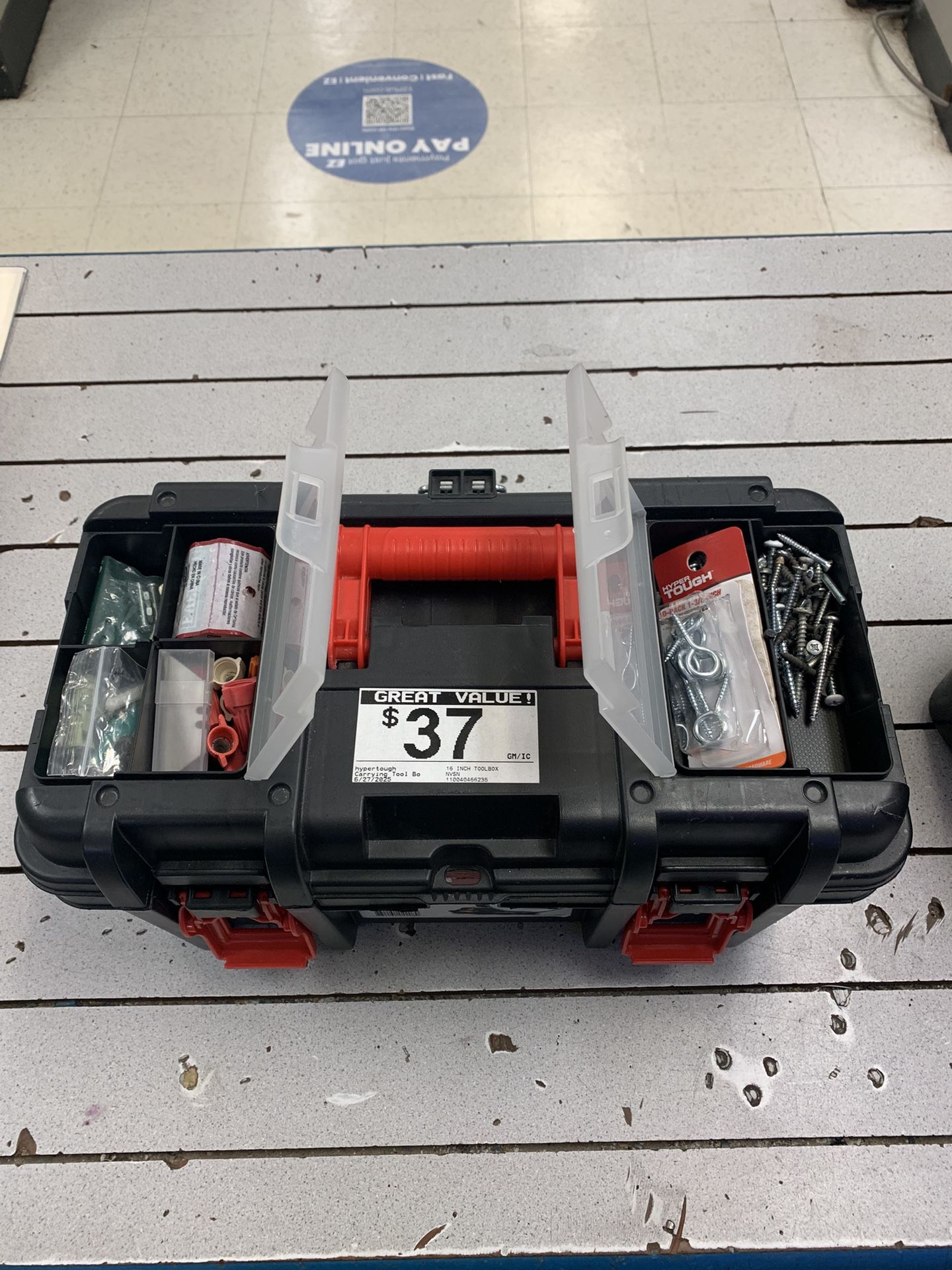 Toolbox With Lid Organizer
