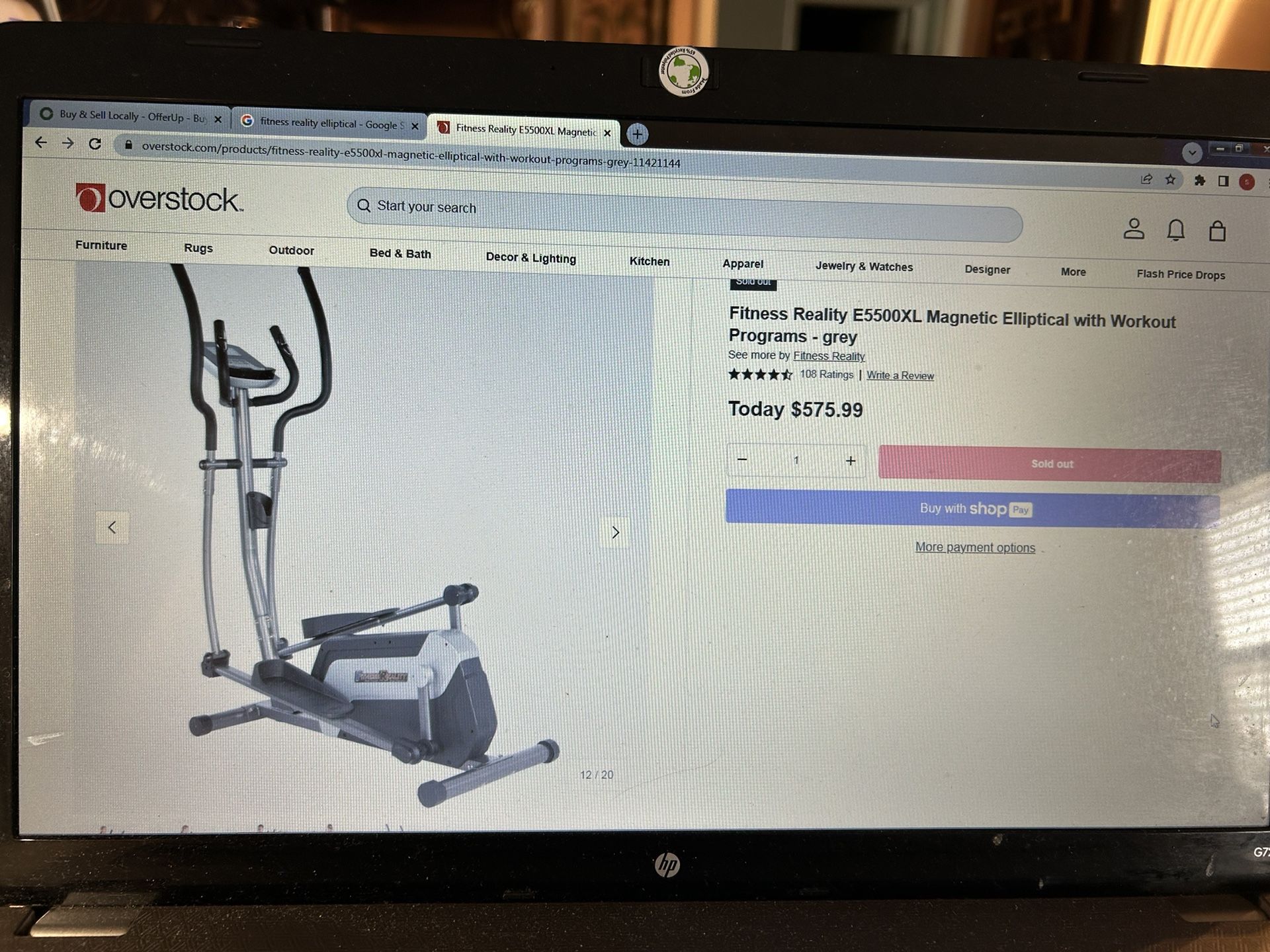 Elliptical Exercise Machine