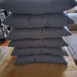 6 dinning room chair cushions