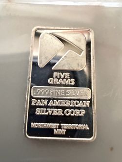 5g silver bar vintage