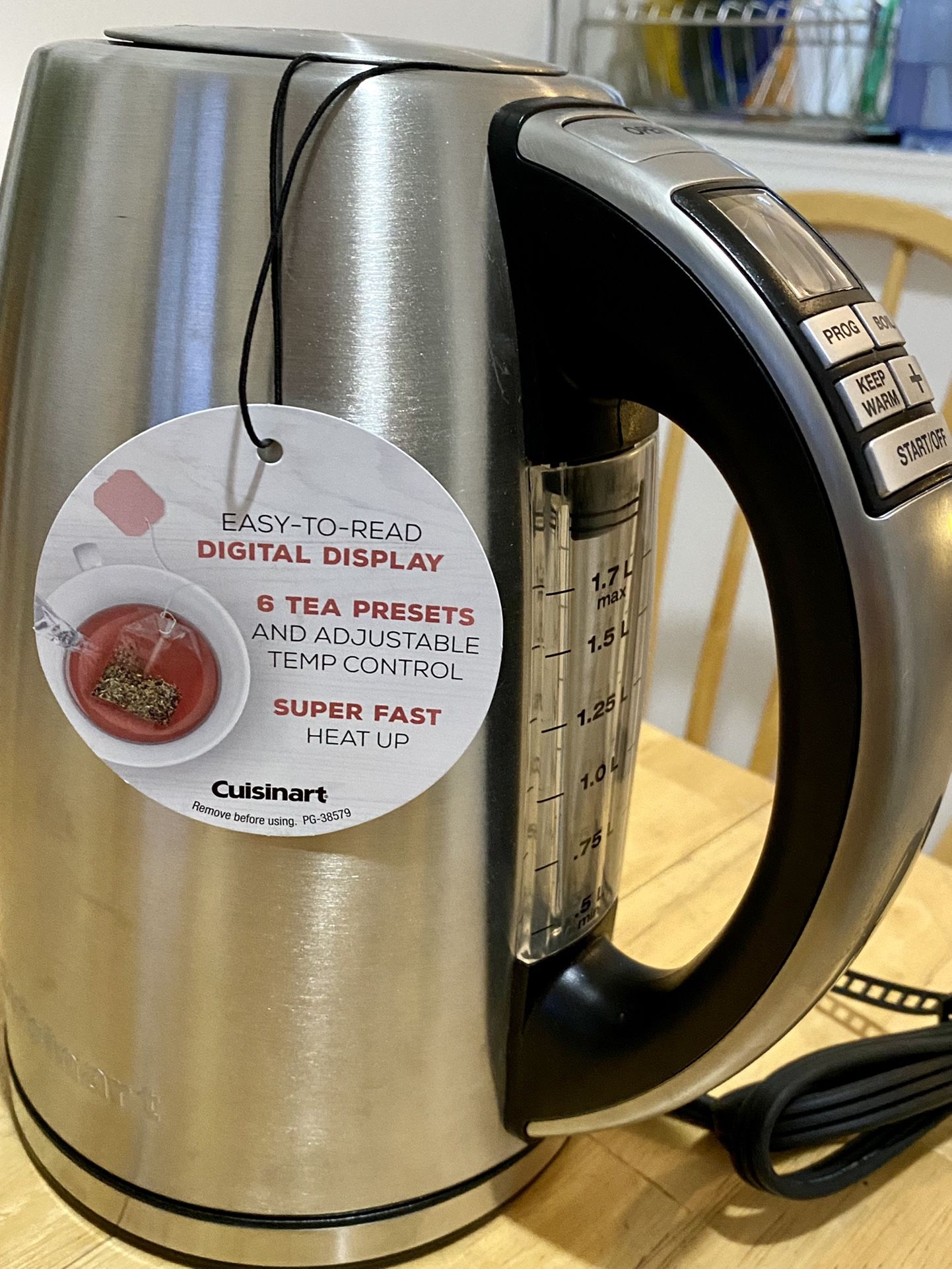 Cuisinart Caskata PerfecTemp Cordless Programmable Kettle, 57 OFF